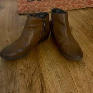 Brown booties